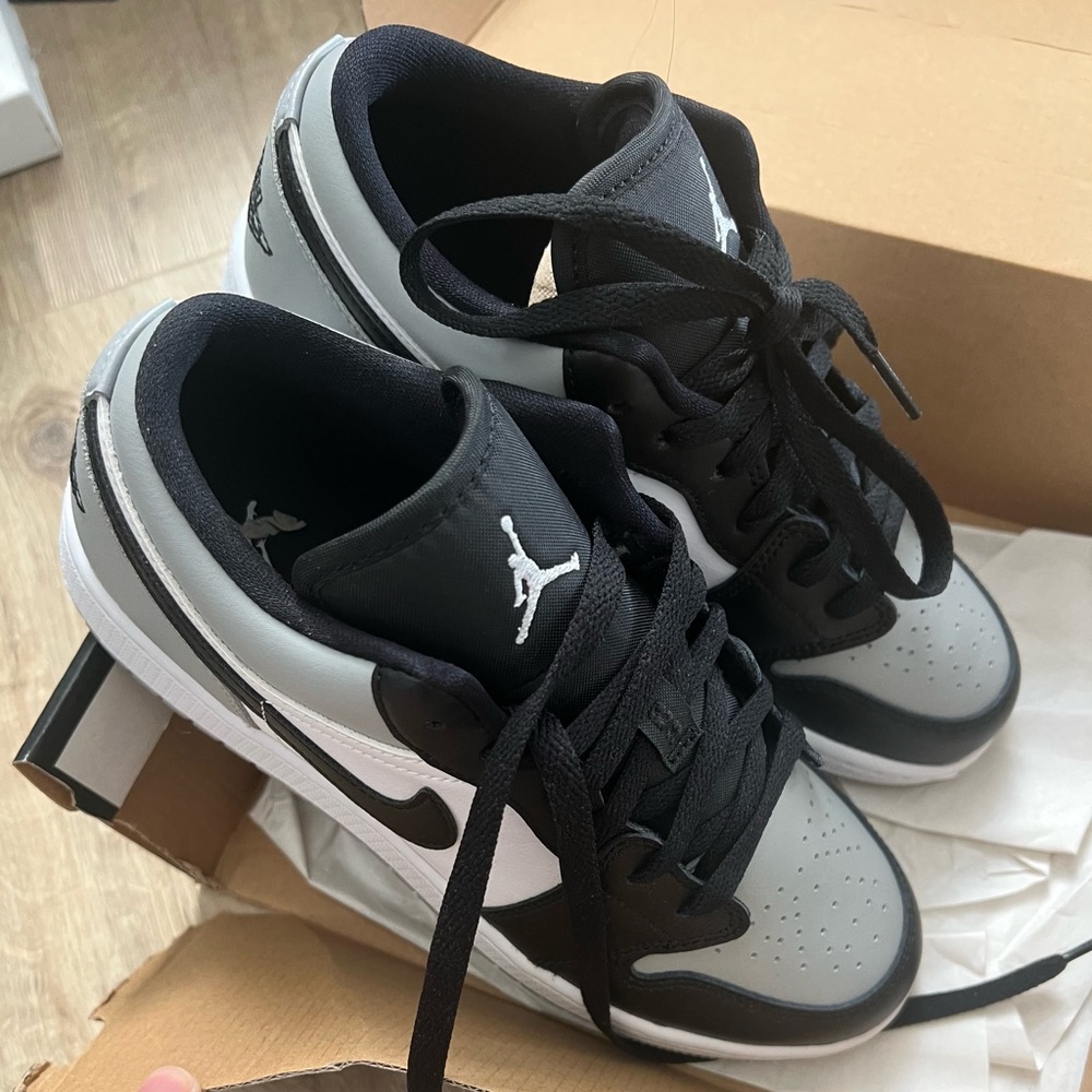 Nike Air Jordan Black and Gray Sneakers